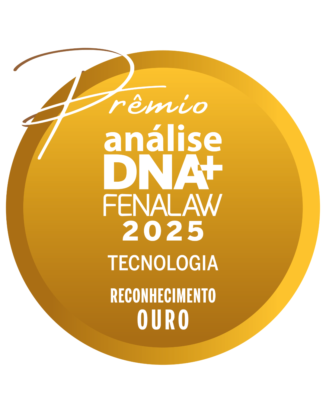 Prêmio DNA+ Fenalaw 2025 - Ouro